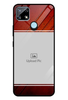 Narzo 30A Personalized Glass Phone Case  - Leather Phone Case Design