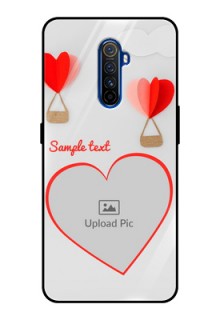 Realme X2 Pro Custom Glass Mobile Case  - Parachute Love Design