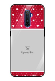 Realme X2 Pro Photo Printing on Glass Case  - Hearts Mobile Case Design