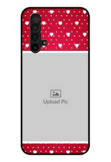 Realme X3 Super Zoom Photo Printing on Glass Case - Hearts Mobile Case Design