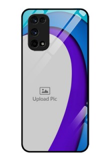 Realme X7 Pro Photo Printing on Glass Case  - Simple Pattern Design