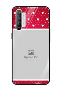 Realme XT Photo Printing on Glass Case  - Hearts Mobile Case Design