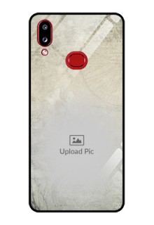 Galaxy A10s Custom Glass Phone Case - with vintage design