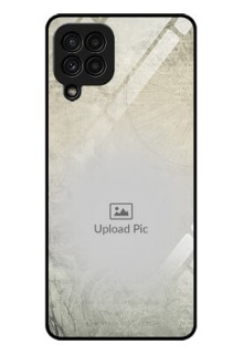 Galaxy A22 4G Custom Glass Phone Case  - with vintage design