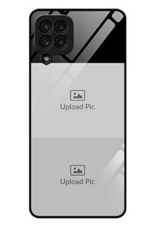 Galaxy A22 4G 2 Images on Glass Phone Cover