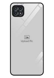 Galaxy A22 5G Photo Printing on Glass Case - Upload Full Picture Design