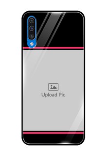 Galaxy A30s Custom Glass Mobile Case  - with Add Text Design