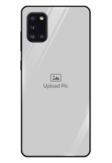Galaxy A31 Photo Printing on Glass Case  - Upload Full Picture Design