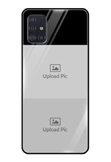 Galaxy A51 2 Images on Glass Phone Cover