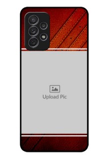 Galaxy A52s 5G Personalized Glass Phone Case - Leather Phone Case Design