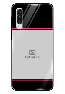 Samsung Galaxy A70s Custom Glass Mobile Case  - with Add Text Design