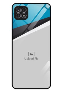 Galaxy F42 5G Photo Printing on Glass Case  - Simple Pattern Photo Upload Design
