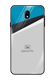 Galaxy J7 Pro Photo Printing on Glass Case  - Simple Pattern Photo Upload Design