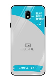 Galaxy J7 Pro Custom Glass Mobile Case  - Happy Moment Design