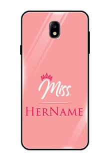 Galaxy J7 Pro Custom Glass Phone Case Mrs with Name