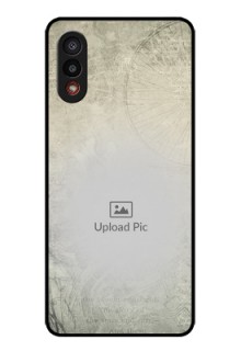 Galaxy M02 Custom Glass Phone Case - with vintage design