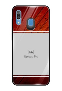 Galaxy M10s Personalized Glass Phone Case  - Leather Phone Case Design