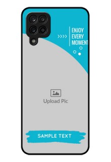 Galaxy M12 Custom Glass Mobile Case - Happy Moment Design