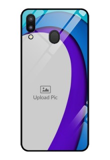 Galaxy M20 Photo Printing on Glass Case - Simple Pattern Design