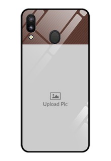 Galaxy M20 Custom Glass Mobile Case - Elegant Case Design