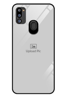 Galaxy M21 2021 Edition Photo Printing on Glass Case - Upload Full Picture Design