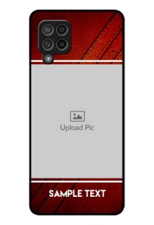 Galaxy M42 5G Personalized Glass Phone Case - Leather Phone Case Design