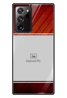Galaxy Note 20 Ultra Personalized Glass Phone Case  - Leather Phone Case Design