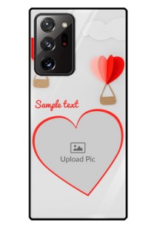 Galaxy Note 20 Ultra Custom Glass Mobile Case  - Parachute Love Design