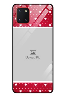 Galaxy Note10 Lite Photo Printing on Glass Case - Hearts Mobile Case Design