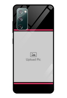 Galaxy S20 FE 5G Custom Glass Mobile Case  - with Add Text Design