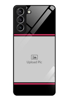 Galaxy s21 Plus Custom Glass Mobile Case  - with Add Text Design