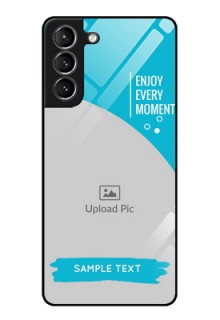 Galaxy s21 Plus Custom Glass Mobile Case  - Happy Moment Design
