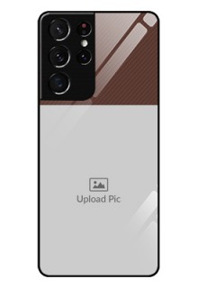Galaxy S21 Ultra Custom Glass Mobile Case  - Elegant Case Design
