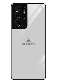 Galaxy S21 Ultra Photo Printing on Glass Case  - Upload Full Picture Design