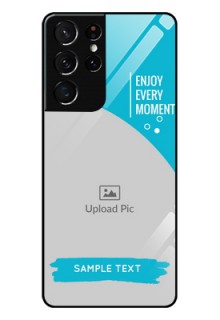 Galaxy S21 Ultra Custom Glass Mobile Case  - Happy Moment Design