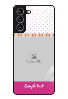 Galaxy S21 Photo Printing on Glass Case  - Cute Girls Cover Design