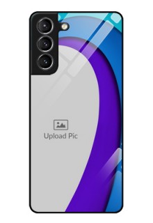 Galaxy S21 Photo Printing on Glass Case  - Simple Pattern Design