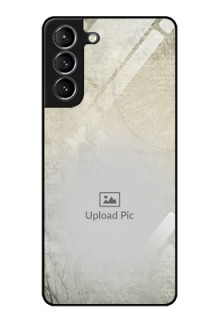 Galaxy S21 Custom Glass Phone Case  - with vintage design