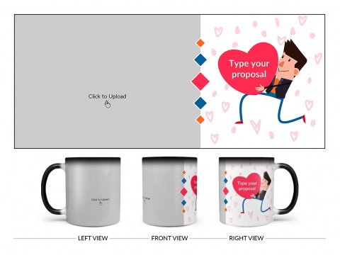 Proposal Design On Magic Black Mug