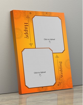 Photo Canvas Frames 10x14 - Happy Wedding  Design