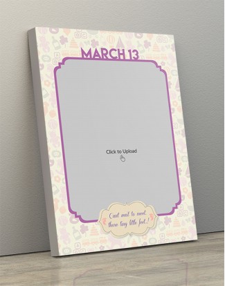 Photo Canvas Frames 10x14 - Tiny Little Feet Baby  Design