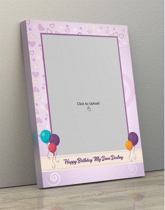 Photo Canvas Frames 10x14 - Birthday Balloons Design
