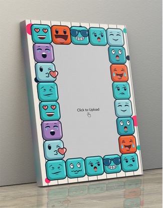 Photo Canvas Frames 10x14 - Emojis Lover Design