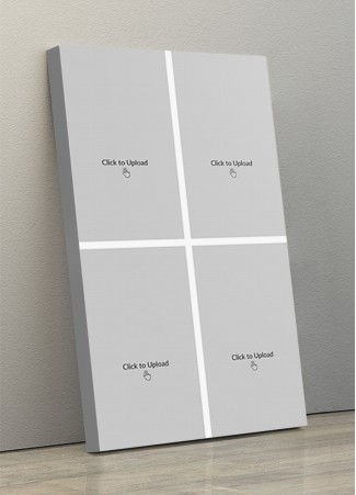 Photo Canvas Frames 10x17 - 4 Pics Upload  Design