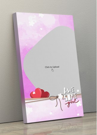Photo Canvas Frames 10x17 - Awesome Girl   Design