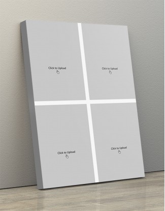 Photo Canvas Frames 12x17 - 4 Pics Upload  Design