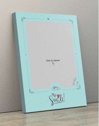 Photo Canvas Frames 12x17 - You Make Me Smile With Love Birds Design
