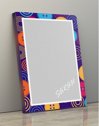 Photo Canvas Frames 12x17 - Buttons Background Design