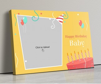 Photo Canvas Frames 14x10 - Birthday Blast Design
