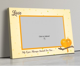 Photo Canvas Frames 14x10 - Singing Love Birds  Design